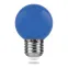 Лампа светодиодная для белт лайта LB-37 (1W) 230V E27 синий G45 | 25118 | FERON