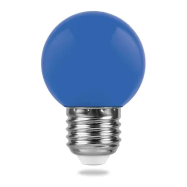 Лампа светодиодная для белт лайта LB-37 (1W) 230V E27 синий G45 | 25118 | FERON