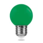Лампа светодиодная для белт лайта LB-37 (1W) 230V E27 зеленый G45 | 25117 | FERON