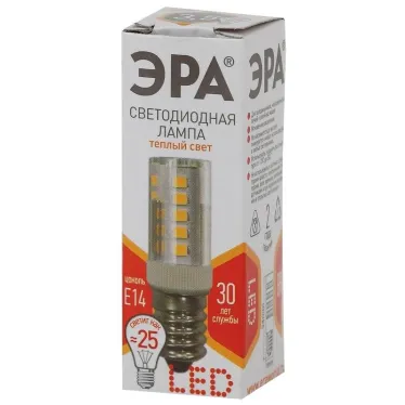Лампа светодиодная LED T25-3,5W-CORN-827-E14  СТАНДАРТ (диод, капсула, 3,5Вт, тепл, E14) | Б0028744 | ЭРА