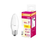 Лампа светодиодная LED LS CLB 60 6.5W/830 220-240V FR E27 550lm 240* 15000h свеча | 4058075134232 | Osram