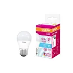 Лампа светодиодная LS CLP 60 6.5W/840 (-60W) 220-240V FR E27 550lm 240* 15000h шарик | 4058075134324 | Osram