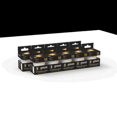 Лампа светодиодная LED 5Вт GU5.3-dim 220В 3000К MR16 диммируемая | 101505105-D | Gauss