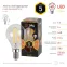 Лампа светодиодная LED 5Вт E14 220В 2700К F-LED Р45 шар | Б0019006 | ЭРА