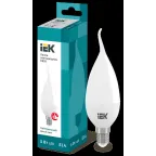 Лампа светодиодная LED 5Вт Е14 220В 4000К CB35 свеча на ветру | LLE-CB35-5-230-40-E14 | IEK