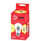Лампа светодиодная ECO LED A55-8W-827-E27 Лампы СВЕТОДИОДНЫЕ ЭКО ЭРА (диод, груша, 8Вт, тепл, E27) | Б0032095 | ЭРА