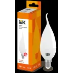 Лампа светодиодная LED 5Вт Е14 220В 3000К CB35 свеча на ветру | LLE-CB35-5-230-30-E14 | IEK