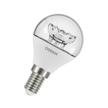 Лампа светодиодная LED STAR Classic P 5, прозрачная колба, Е14 LS CLP40 5, 4W/830 230V CL E1410X1RU | 4052899971622 | Osram