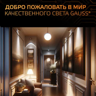 Лампа светодиодная Gauss LED Свеча на ветру E14 9.5W 890lm 3000K | 104101110 | Gauss