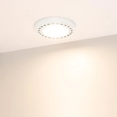Лампа светодиодная AR111-UNIT-GU10-15W-DIM Warm3000 (WH, 120 deg, 230V) | 026890 | Arlight