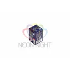 Лампа шар e27 6 LED  Ø45мм - красная, прозрачная колба, эффект лампы накаливания | 405-122 | NEON-NIGHT
