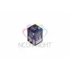 Лампа шар e27 6 LED  Ø45мм - розовая, прозрачная колба, эффект лампы накаливания | 405-127 | NEON-NIGHT