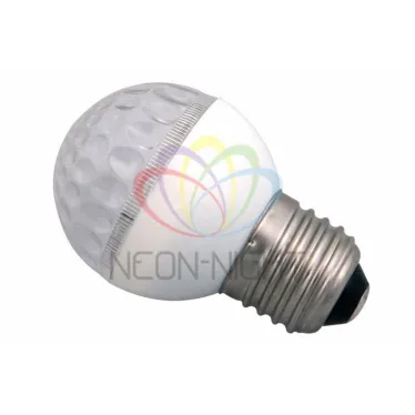 Лампа шар e27 9 LED  Ø50мм желтая | 405-211 | NEON-NIGHT