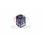 Лампа шар e27 6 LED  Ø45мм - зеленая, прозрачная колба, эффект лампы накаливания | 405-124 | NEON-NIGHT