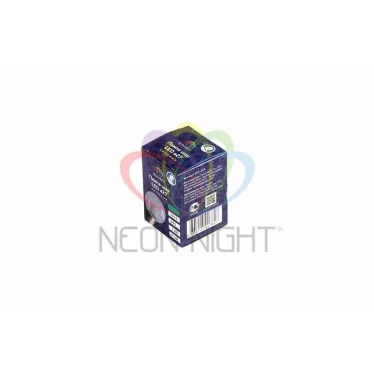 Лампа шар e27 6 LED  Ø45мм - зеленая, прозрачная колба, эффект лампы накаливания | 405-124 | NEON-NIGHT