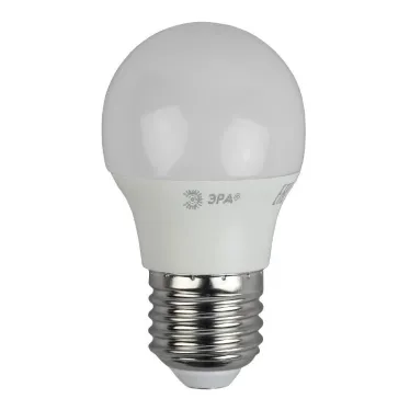Лампа cветодиодная ECO LED P45-6W-840-E27 (диод, шар, 6Вт, нейтр, E27) (10/100/4000) | Б0020630 | ЭРА