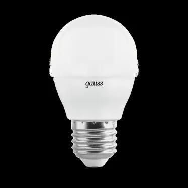 Лампа светодиодная LED 7Вт E27 220В 4100К Elementary шар (3 лампы в упаковке) | 53227T | Gauss