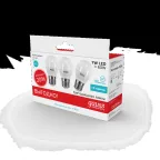 Лампа светодиодная LED 7Вт E27 220В 4100К Elementary шар (3 лампы в упаковке) | 53227T | Gauss