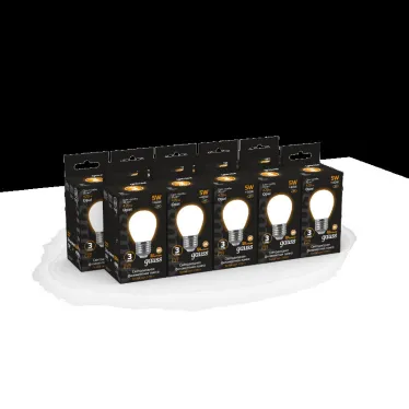 Лампа светодиодная Black LED Filament Шар OPAL E27 5W 420lm 2700K | 105202105 | Gauss