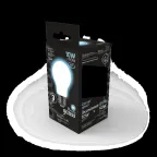 Лампа светодиодная Black LED Filament A60 OPAL E27 10W 860lm 4100К | 102202210 | Gauss