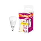 Лампа светодиодная LED 5,4Вт Е14 230В 3000К LS CLP 40 шар | 4052899971615 | Osram