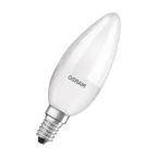 Лампа светодиодная LED 5Вт/840 Е14 220-240В 4000К 470lm LS CLB 40 FR свеча | 4058075056886 | Osram