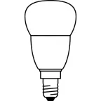 Лампа светодиодная LED 5Вт Е14 4000К LS CLP 5W/840 220-240V FR E14 470lm 240° 15000h шарик | 4058075056923 | Osram