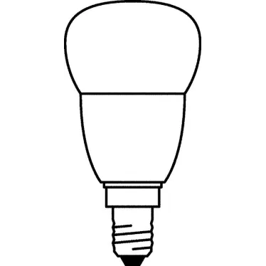 Лампа светодиодная LED 5Вт Е14 4000К LS CLP 5W/840 220-240V FR E14 470lm 240° 15000h шарик | 4058075056923 | Osram
