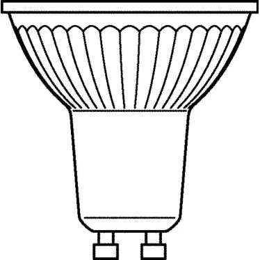 Лампа светодиодная LPPAR1680120 6,5W/830 230V GU1010X1 | 4058075815636 | OSRAM