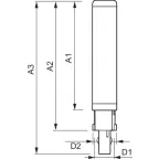 Лампа светодиодная LED CorePro LED PLC 6.5W 830 2P G24d-2 | 929001201402 | PHILIPS