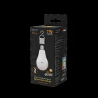 Лампа светодиодная LED A60 7W E27 450lm 3000K с Li-Ion аккумулятором 1/10/60 | 102402107 | Gauss