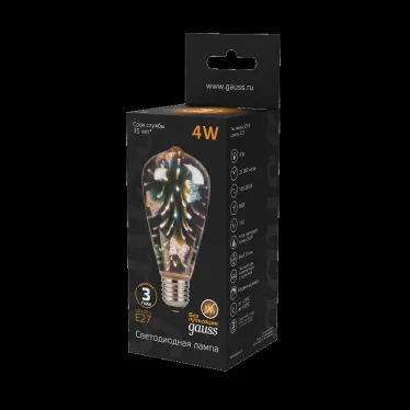 Лампа светодиодная LOFT LED 3D-Butterfly E27 4W | 147802404 | Gauss