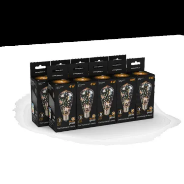 Лампа светодиодная LOFT LED 3D-Butterfly E27 4W | 147802404 | Gauss