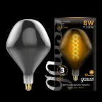 Лампа светодиодная LED Vintage Filament Flexible SD160 8W E27 160*270mm Gray 2400K 1/6 | 163802008 | Gauss