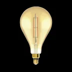 Лампа светодиодная LED Vintage Filament Straight PS160 6W E27 160*290mm Amber 890lm 2700K 1/6 | 179802118 | Gauss