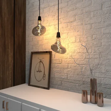 Лампа светодиодная LED Vintage Filament Flexible FD180 6W E27 220*280mm Gray 2400K 1/6 | 165802008 | Gauss