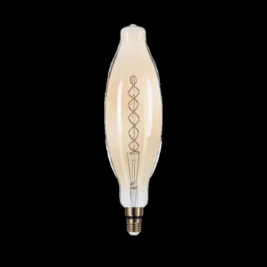 Лампа светодиодная LED Vintage Filament Flexible BT120 8W E27 120*420mm Amber 620lm 2400K 1/10 | 156802008 | Gauss
