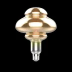Лампа светодиодная Led Vintage Filament Flexible BD160 8W 330lm E27 160*210mm Gray 2400K 1/6 | 162802008 | Gauss