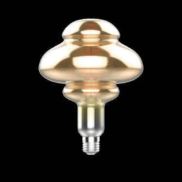 Лампа светодиодная Led Vintage Filament Flexible BD160 8W 330lm E27 160*210mm Gray 2400K 1/6 | 162802008 | Gauss