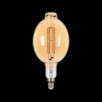 Лампа светодиодная LED Vintage Filament BT180 8W E27 180*360mm Amber 780lm 2400K 1/6 | 151802008 | Gauss