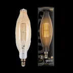 Лампа светодиодная LED Vintage Filament BT120 8W E27 120*420mm Amber 780lm 2400K 1/10 | 155802008 | Gauss