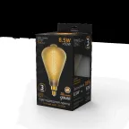 Лампа светодиодная LED Filament ST164 E27 8.5W Amber 660lm 2000K 1/6 | 157802105 | Gauss