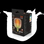 Лампа светодиодная LED Filament Flexible V140-DC Green-Clear E27 5W 200lm 1800K 140*200mm 1/6 | 1009802105 | Gauss