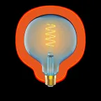 Лампа светодиодная LED Filament Flexible G125-C Sky Blue E27 5W 190lm 1800K 125*178mm 1/10 | 1013802105 | Gauss