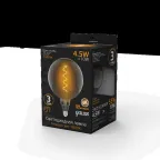 Лампа светодиодная LED Filament G200 E27 4.5W Gray 100lm 1800K 1/6 | 154802005 | Gauss