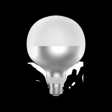 Лампа светодиодная LED Filament G125-DC Mirror-Milky E27 9W 890lm 4000K 125*178mm 1/10 | 1014802209 | Gauss