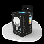 Лампа светодиодная LED Filament G125-DC Mirror-Milky E27 9W 890lm 4000K 125*178mm 1/10 | 1014802209 | Gauss