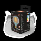 Лампа светодиодная LED Filament Flexible G125-C Sky Blue E27 5W 190lm 1800K 125*178mm 1/10 | 1013802105 | Gauss