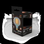 Лампа светодиодная LED Filament Flexible G125-C Sky Blue E27 5W 190lm 1800K 125*178mm 1/10 | 1013802105 | Gauss