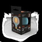 Лампа светодиодная LED Filament Flexible G125-C Sky Blue E27 5W 190lm 1800K 125*178mm 1/10 | 1013802105 | Gauss